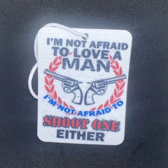 I’m Not Afraid - Handmade Custom Air Freshener - Picture 1 of 4